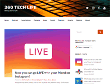 Tablet Screenshot of 360techlife.com